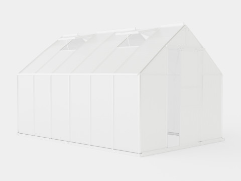 Greenhouse Merkur 9900 Poly ALU 3D Model