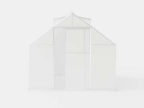 Greenhouse Merkur 9900 Poly ALU 3D-Modell