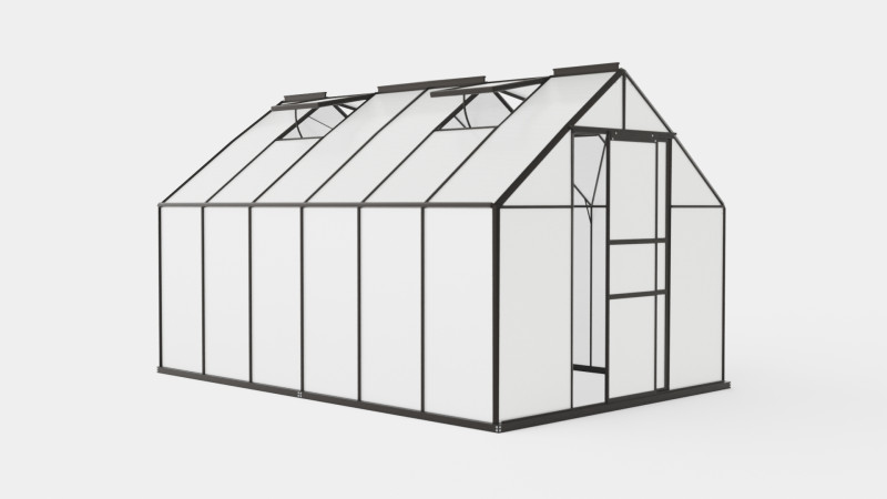 Greenhouse Merkur 9900 Poly Black 3Dモデル .c4d .max .obj .3ds .fbx .stl .blend 