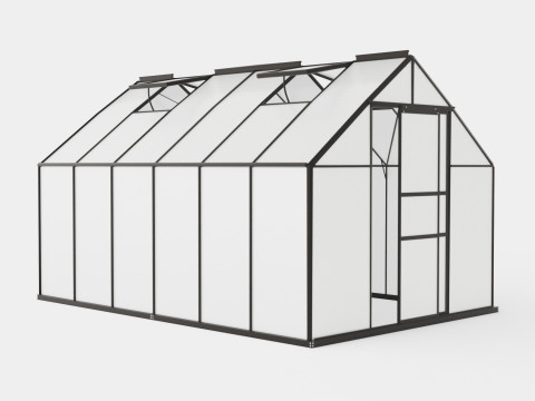 Greenhouse Merkur 9900 Poly Black 3D Model