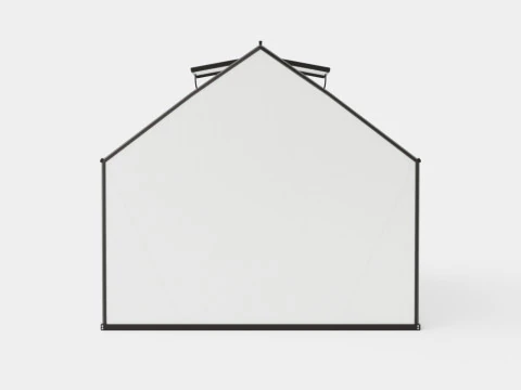 Greenhouse Merkur 9900 Poly Black 3D Model