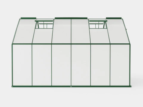 Greenhouse Merkur 9900 Poly Green 3D Model