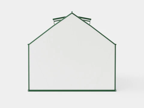 Greenhouse Merkur 9900 Poly Green 3D Model