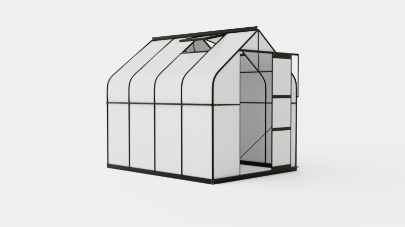 Greenhouse Orion 500 Glass Black Model 3D .c4d .max .obj .3ds .fbx .stl .blend 