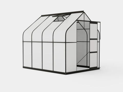 Estufa Orion 500 Vidro Preto Modelo 3D