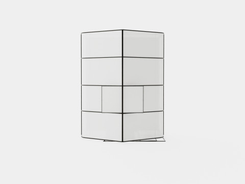 Greenhouse Orion 500 Glass Black Model 3D