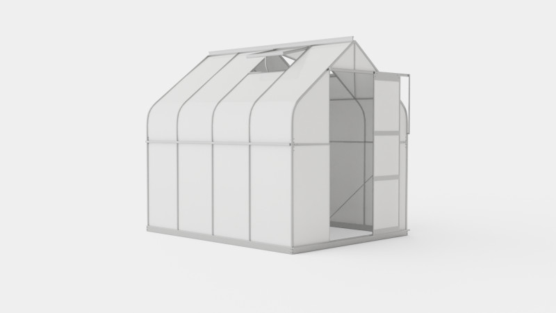 Greenhouse Orion 5000 Glass ALU 3D Модель .c4d .max .obj .3ds .fbx .stl .blend 