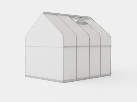 Greenhouse Orion 5000 Glass ALU 3D Модель