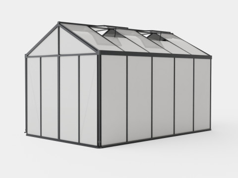 Greenhouse Poseidon 10000 Glass Black 3Dモデル