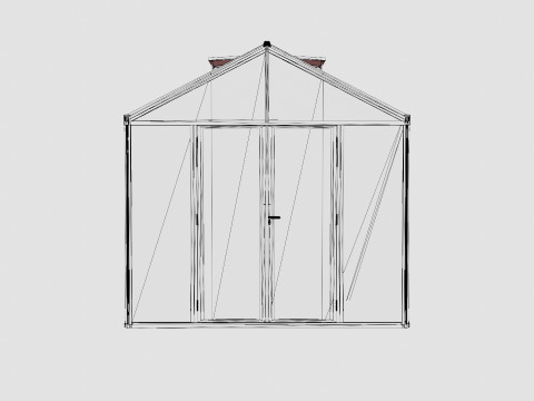 Greenhouse Poseidon 10000 Glass Black 3Dモデル