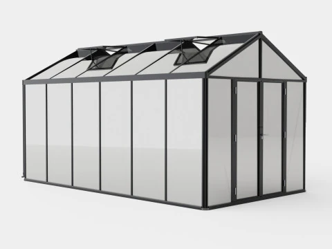 Estufa Poseidon 11900 Vidro Preto Modelo 3D