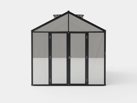 Greenhouse Poseidon 11900 Glass Black 3D Model