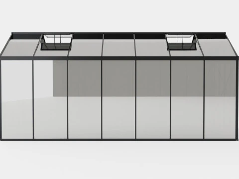 Greenhouse Poseidon 13800 Glass Black 3D Model