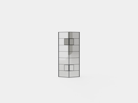 Greenhouse Poseidon 13800 Glass Black 3D Модель