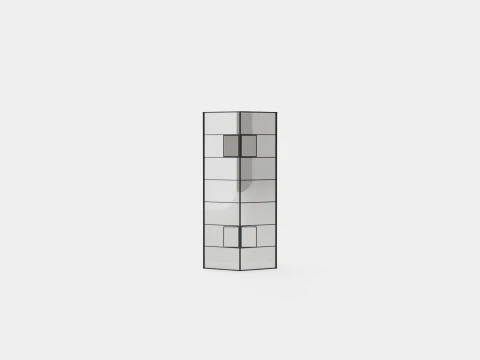 Greenhouse Poseidon 13800 Glass Black 3D Model