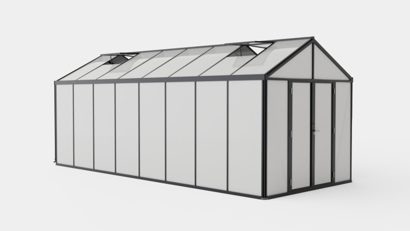 Greenhouse Poseidon 15700 Glass Black Modèle 3D .c4d .max .obj .3ds .fbx .stl .blend 