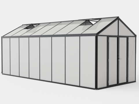 Greenhouse Poseidon 15700 Glass Black 3D Model