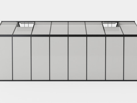 Greenhouse Poseidon 15700 Glass Black Modèle 3D