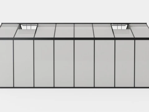 Greenhouse Poseidon 15700 Glass Black 3D Model