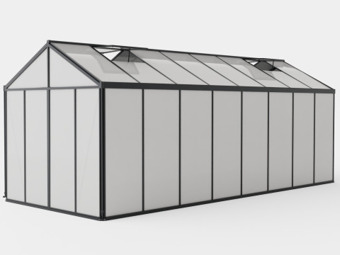 Greenhouse Poseidon 15700 Glass Black Modèle 3D