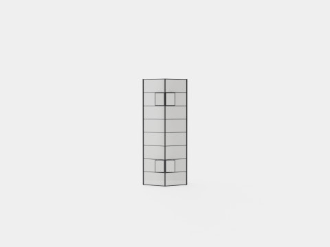 Greenhouse Poseidon 15700 Glass Black Modèle 3D