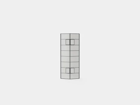 Greenhouse Poseidon 15700 Glass Black 3D Model