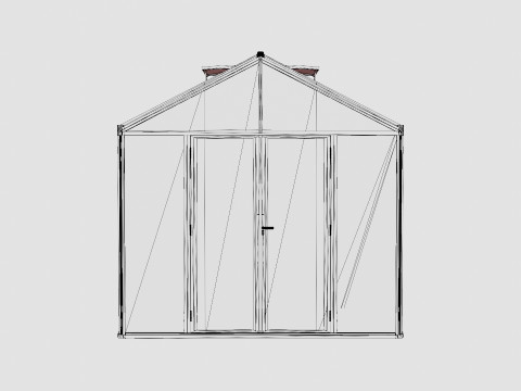 Greenhouse Poseidon 15700 Glass Black Modèle 3D