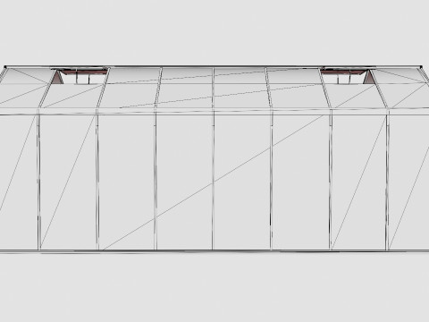 Greenhouse Poseidon 15700 Glass Black Modèle 3D