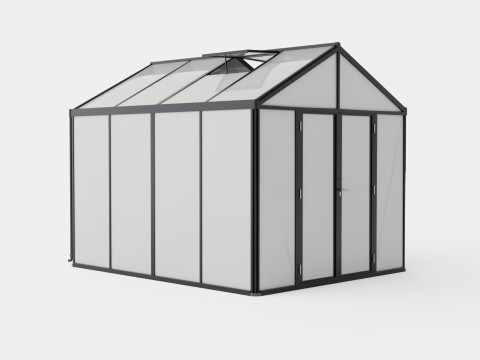 Greenhouse Poseidon 8100 Glass Black 3D Model