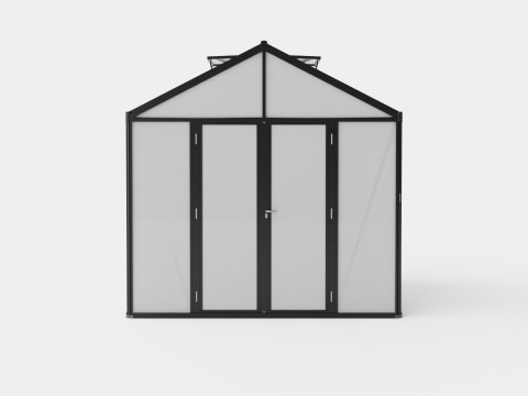 Greenhouse Poseidon 8100 Glass Black 3D Model