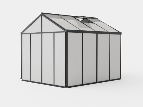 Greenhouse Poseidon 8100 Glass Black 3D Model