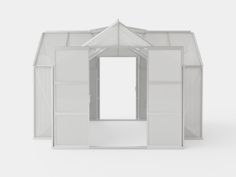 Greenhouse Sirius 13000 Glass ALU 3D Model