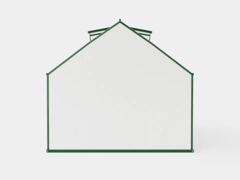 Greenhouse Sirius 13000 Glass Green 3D Model