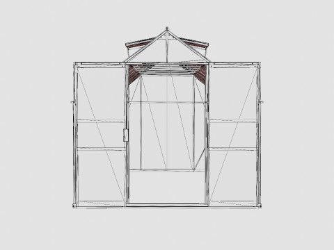 Greenhouse Uranus 11500 Glass ALU 3D 模型