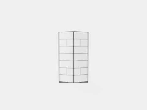 Greenhouse Uranus 11500 Glass Black Model 3D