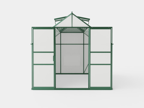 Greenhouse Uranus 11500 Glass Green 3D Model