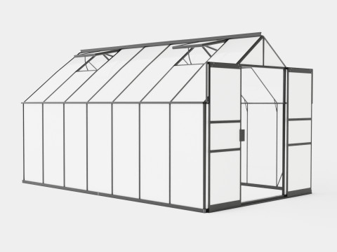 Greenhouse Uranus 11500 Poly Black 3D Model