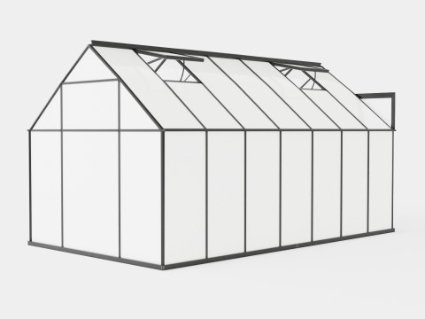 Greenhouse Uranus 11500 Poly Black 3D Model