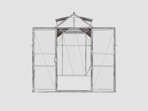 Greenhouse Uranus 11500 Poly Black 3D Model