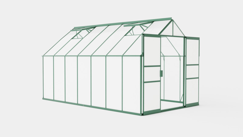 Greenhouse Uranus 11500 Poly Green 3D Модель .c4d .max .obj .3ds .fbx .stl .blend 