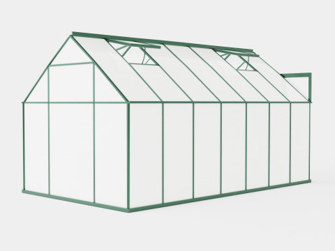 Greenhouse Uranus 11500 Poly Green 3D Модель