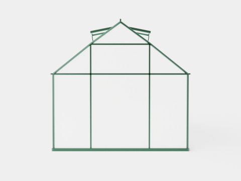 Greenhouse Uranus 11500 Poly Green 3D Модель