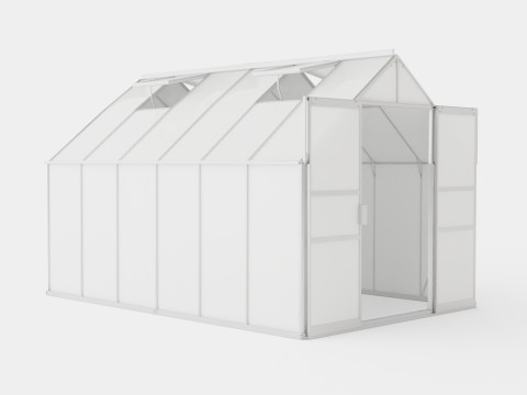 Greenhouse Uranus 9900 Glass ALU 3D Model
