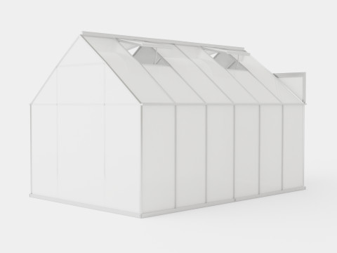 Greenhouse Uranus 9900 Glass ALU Modelo 3D