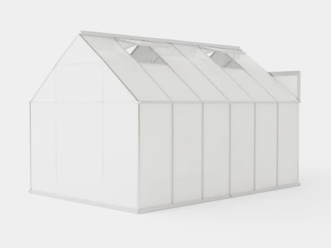 Greenhouse Uranus 9900 Glass ALU 3D Model