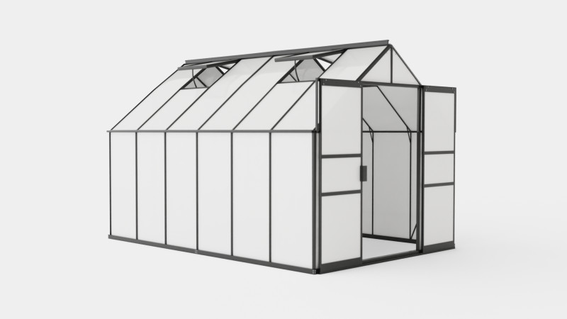 Greenhouse Uranus 9900 Glass Black Modèle 3D .c4d .max .obj .3ds .fbx .stl .blend 