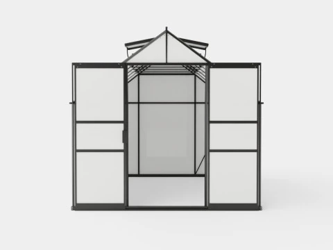 Greenhouse Uranus 9900 Glass Black 3D Model