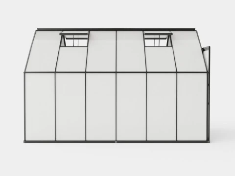 Greenhouse Uranus 9900 Glass Black 3D Model