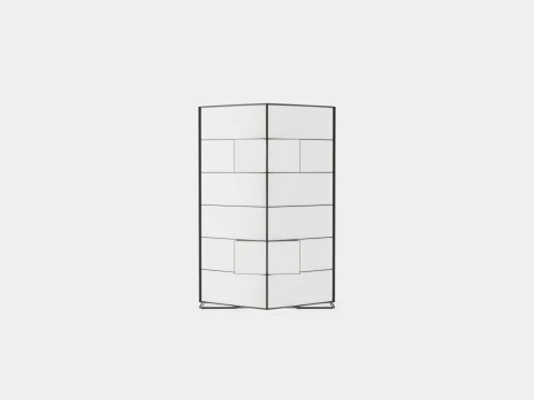 Greenhouse Uranus 9900 Glass Black 3D Model