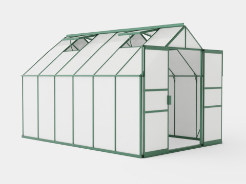 Greenhouse Uranus 9900 Glass Green 3D Model